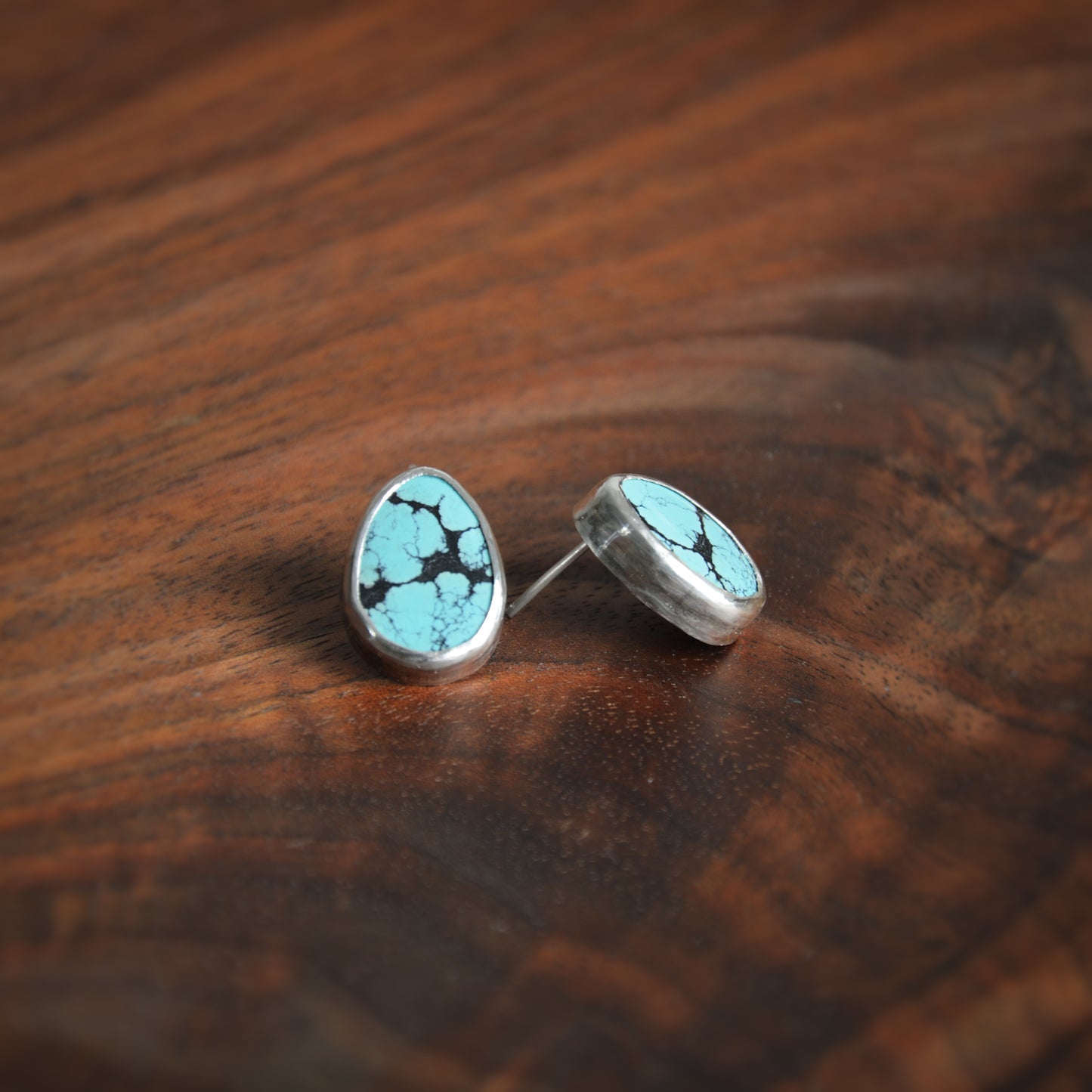 Smokey Mountain Stud Earrings