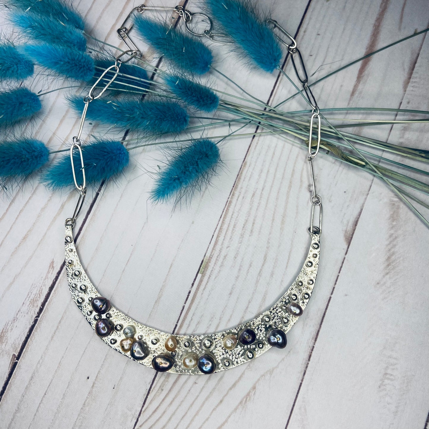 Drops of The Ocean Sterling Silver Necklace