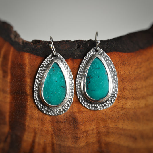Snowshoe Peak Shepherd Hook Earrings