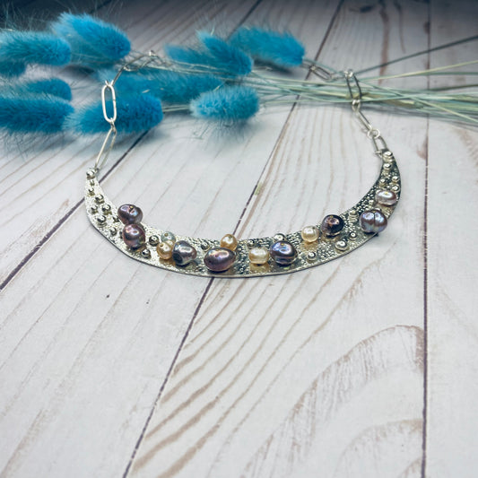 Drops of The Ocean Sterling Silver Necklace