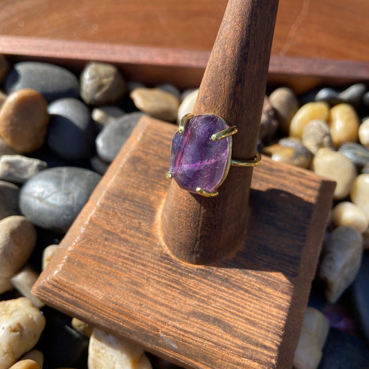 Crystal Visions Brass Ring