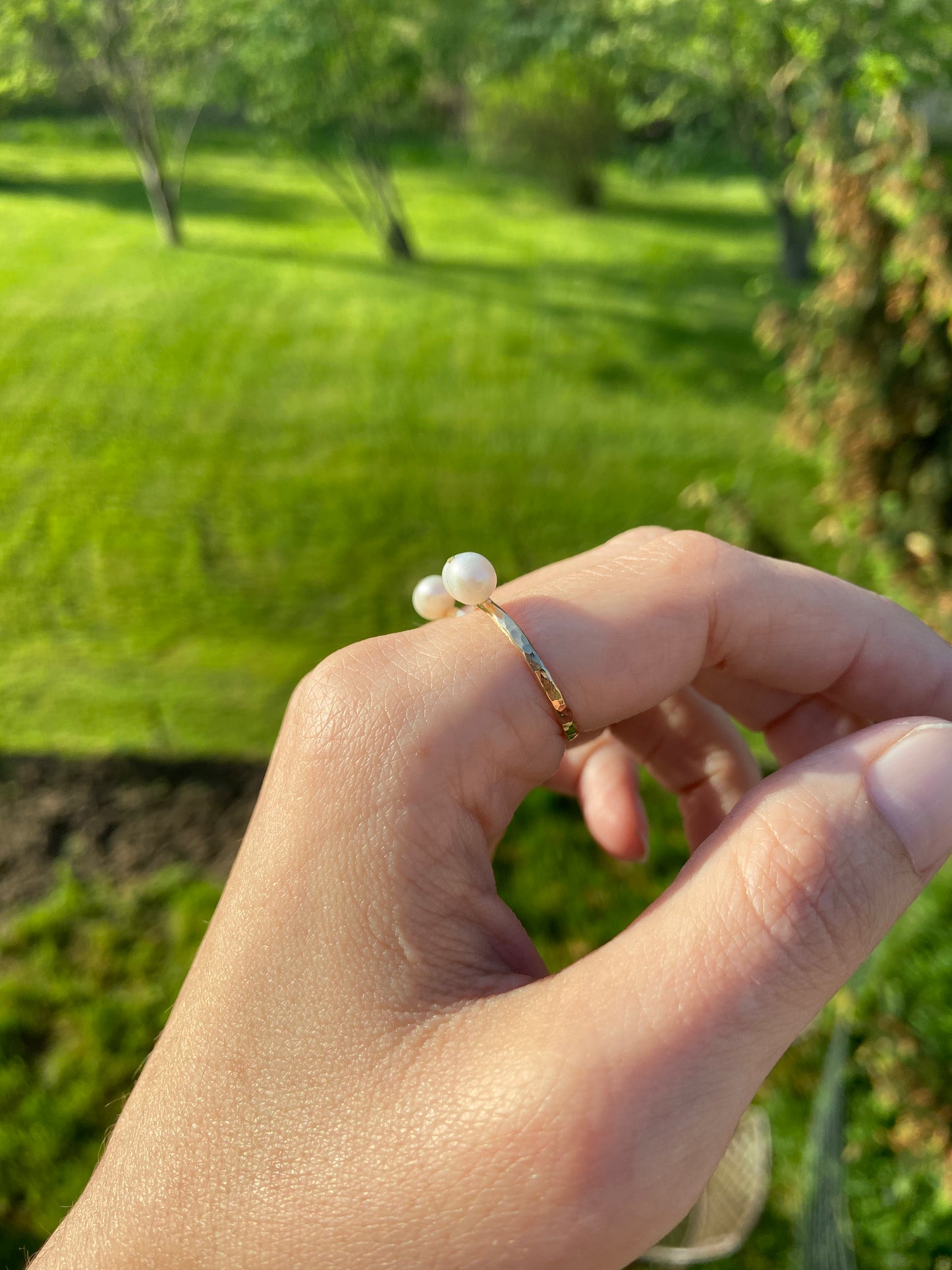 Madame Pearl 14k Gold Ring